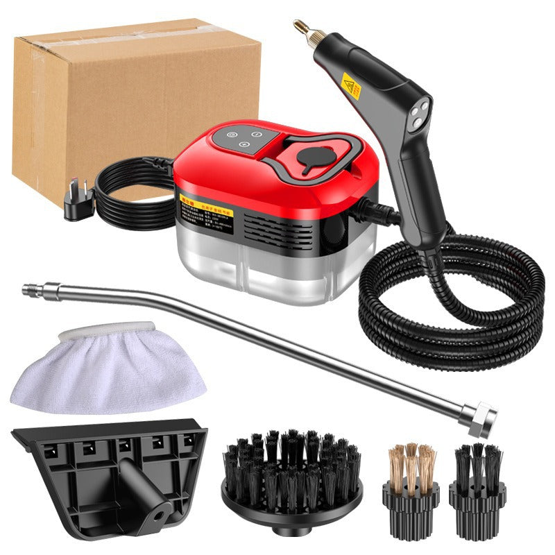 Portable Handheld Steam Cleaner with 9 Accessories, Adjustable Levels, Fast Heat-Up Steamer for Kitchen, Bathroom, Tile & Car Cleaning