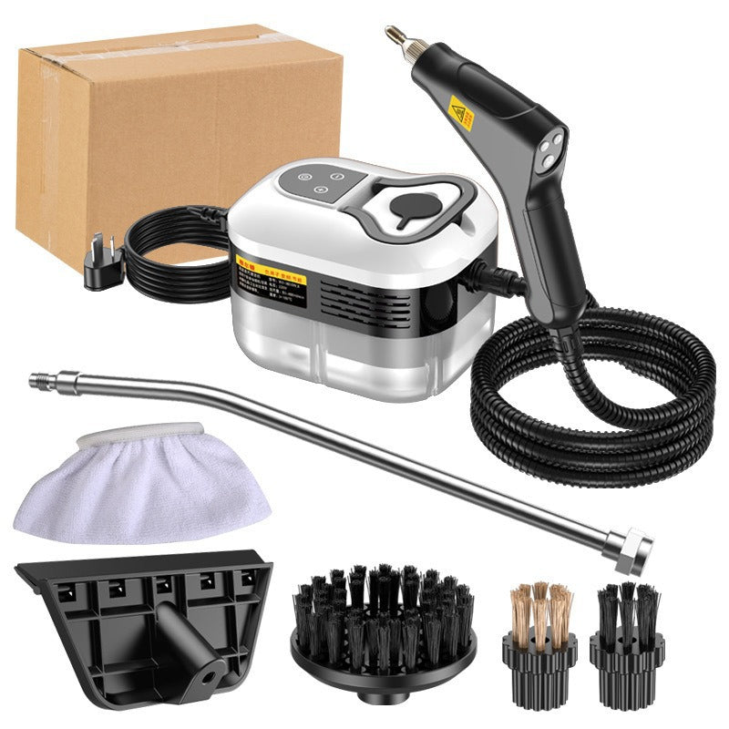Portable Handheld Steam Cleaner with 9 Accessories, Adjustable Levels, Fast Heat-Up Steamer for Kitchen, Bathroom, Tile & Car Cleaning
