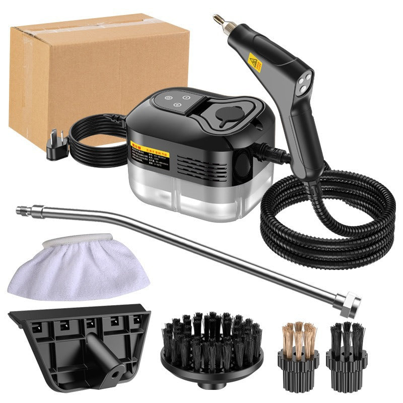 Portable Handheld Steam Cleaner with 9 Accessories, Adjustable Levels, Fast Heat-Up Steamer for Kitchen, Bathroom, Tile & Car Cleaning