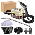 Portable Handheld Steam Cleaner with 9 Accessories, Adjustable Levels, Fast Heat-Up Steamer for Kitchen, Bathroom, Tile & Car Cleaning